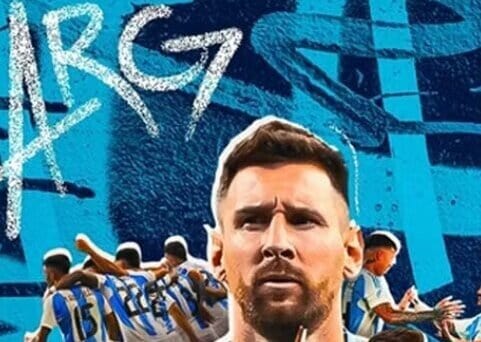 Argentina x Colômbia — Foto: Reprodução/Facebook Copa América