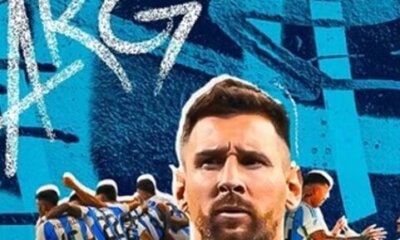 Argentina x Colômbia — Foto: Reprodução/Facebook Copa América