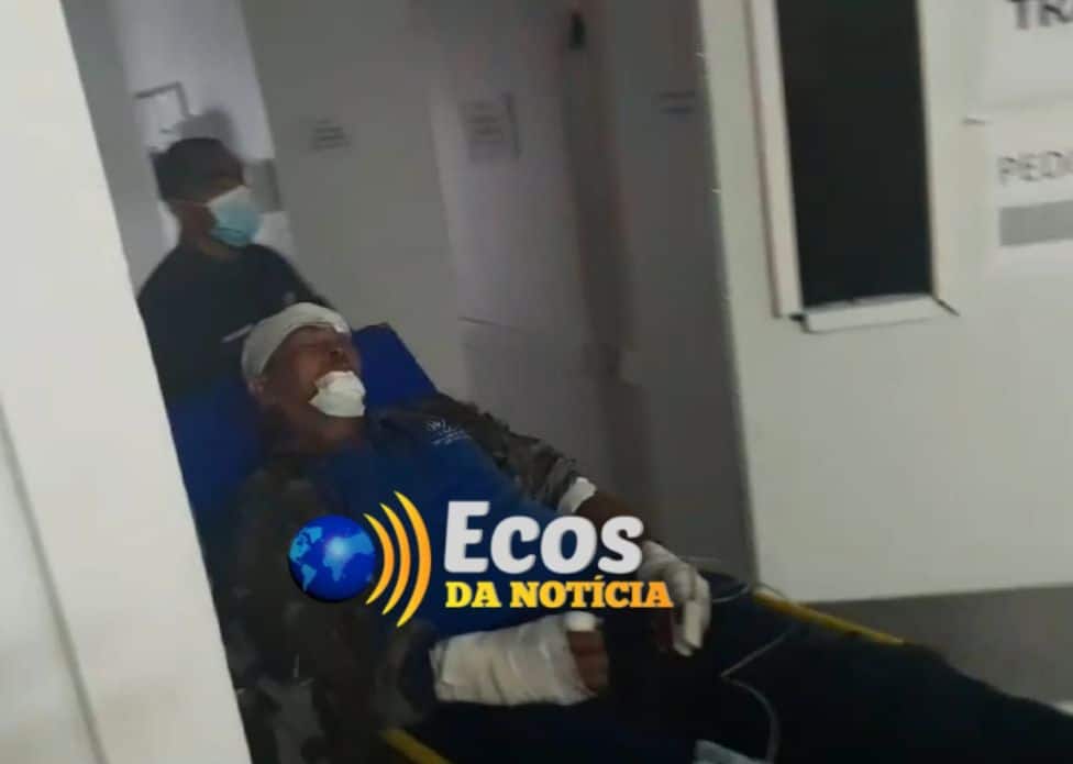 Motociclista cai ao passar por buracos na BR-364 e vai parar no Pronto-Socorro