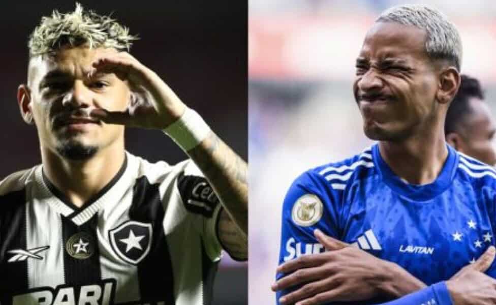 (foto: Vítor Silva/Botafogo e Gustavo Aleixo/Cruzeiro)