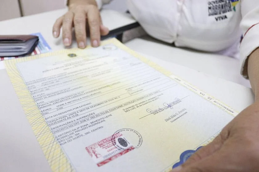 certidao de nascimento