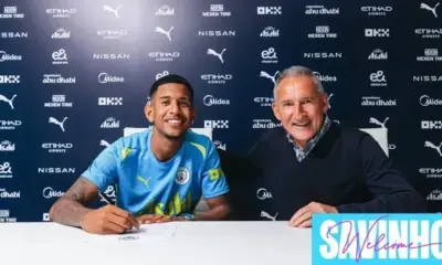 city anuncia savinho como novo reforco city anuncia savinho como novo reforco