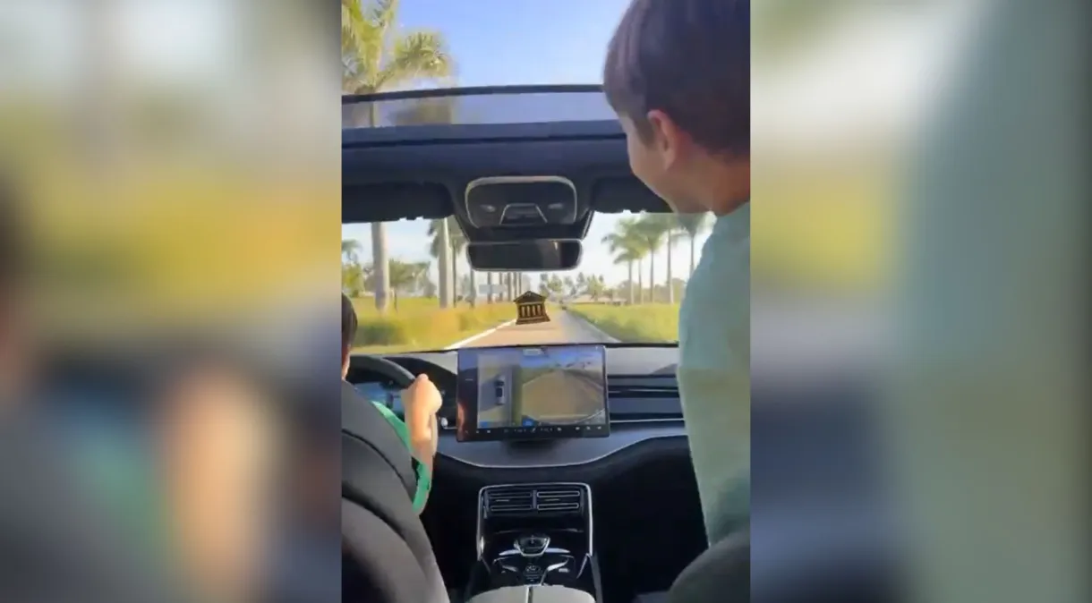 Detran pede que polícia investigue vídeo em que filho de Gusttavo Lima aparece dirigindo