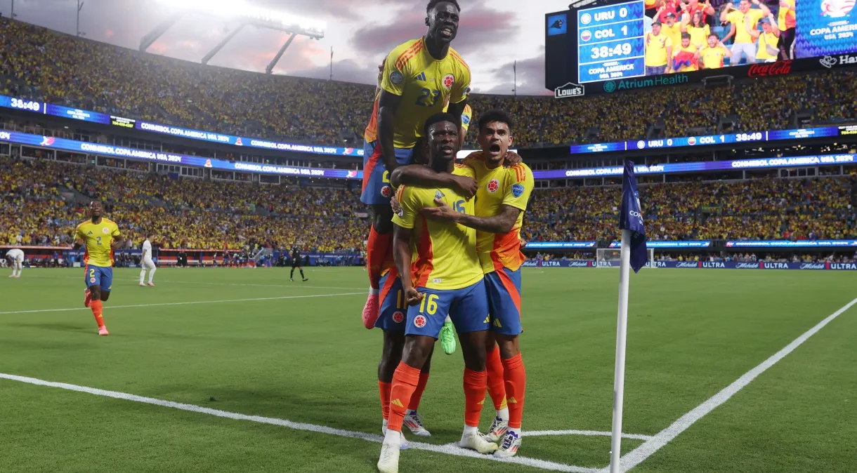 Copa América 2024: com um a menos, Colômbia segura Uruguai e vai à final