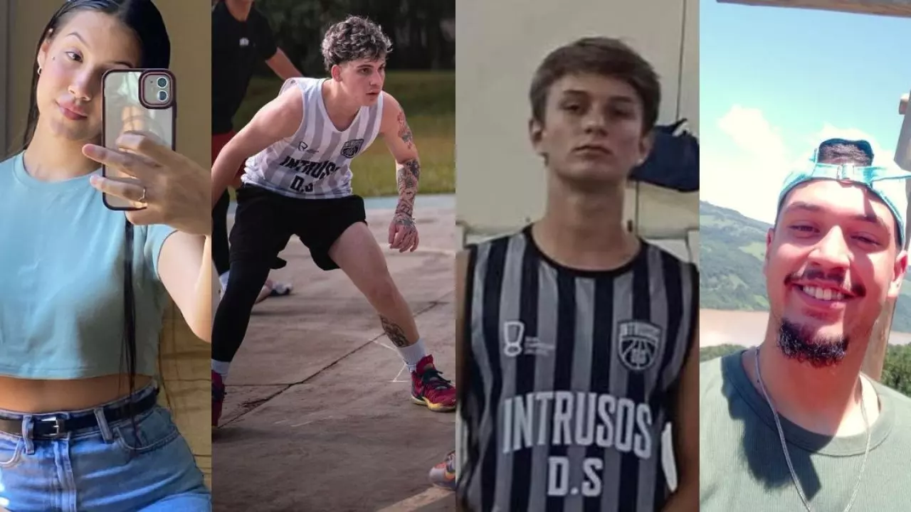 Atletas de basquete de Chapecó morrem em acidente no RS; veja imagens da batida