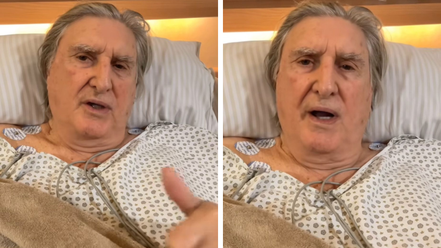 sergio reis tranquila faz apos cateterismo