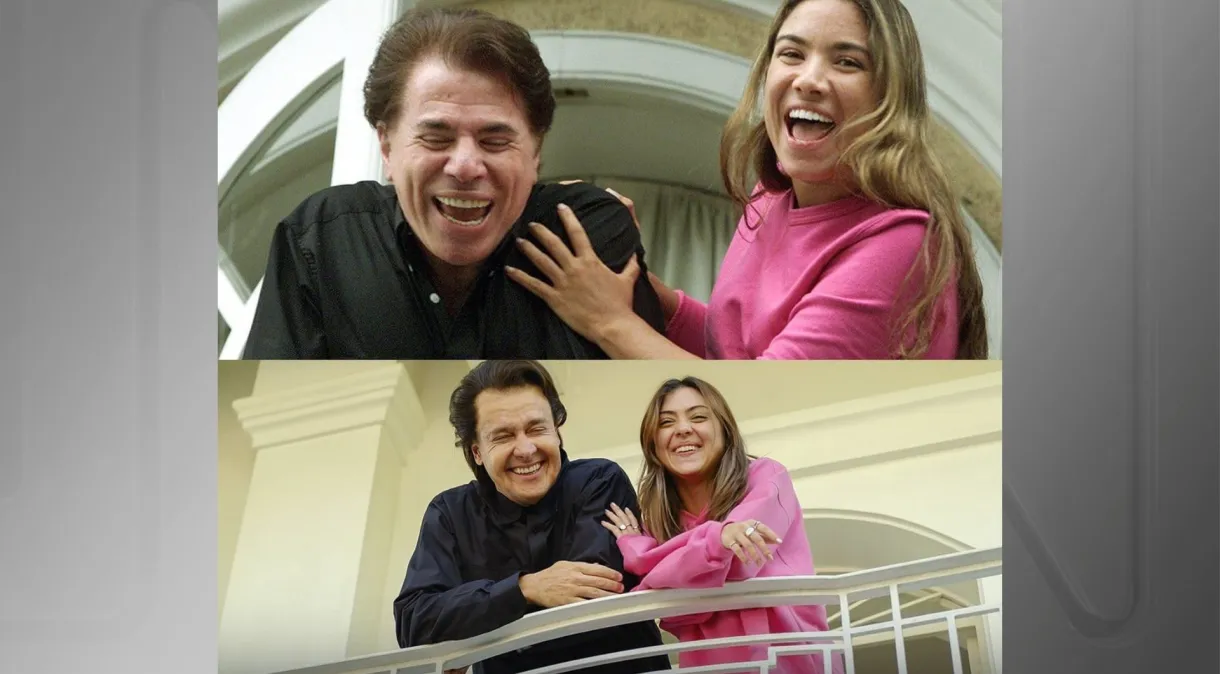 Rodrigo Faro e Polliana Aleixo recriam foto de Silvio Santos e Patrícia Abravanel