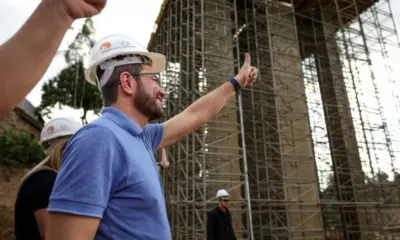 A ponte da Sibéria contará com uma extensão de 363,8 metros. Foto: José Caminha/Secom