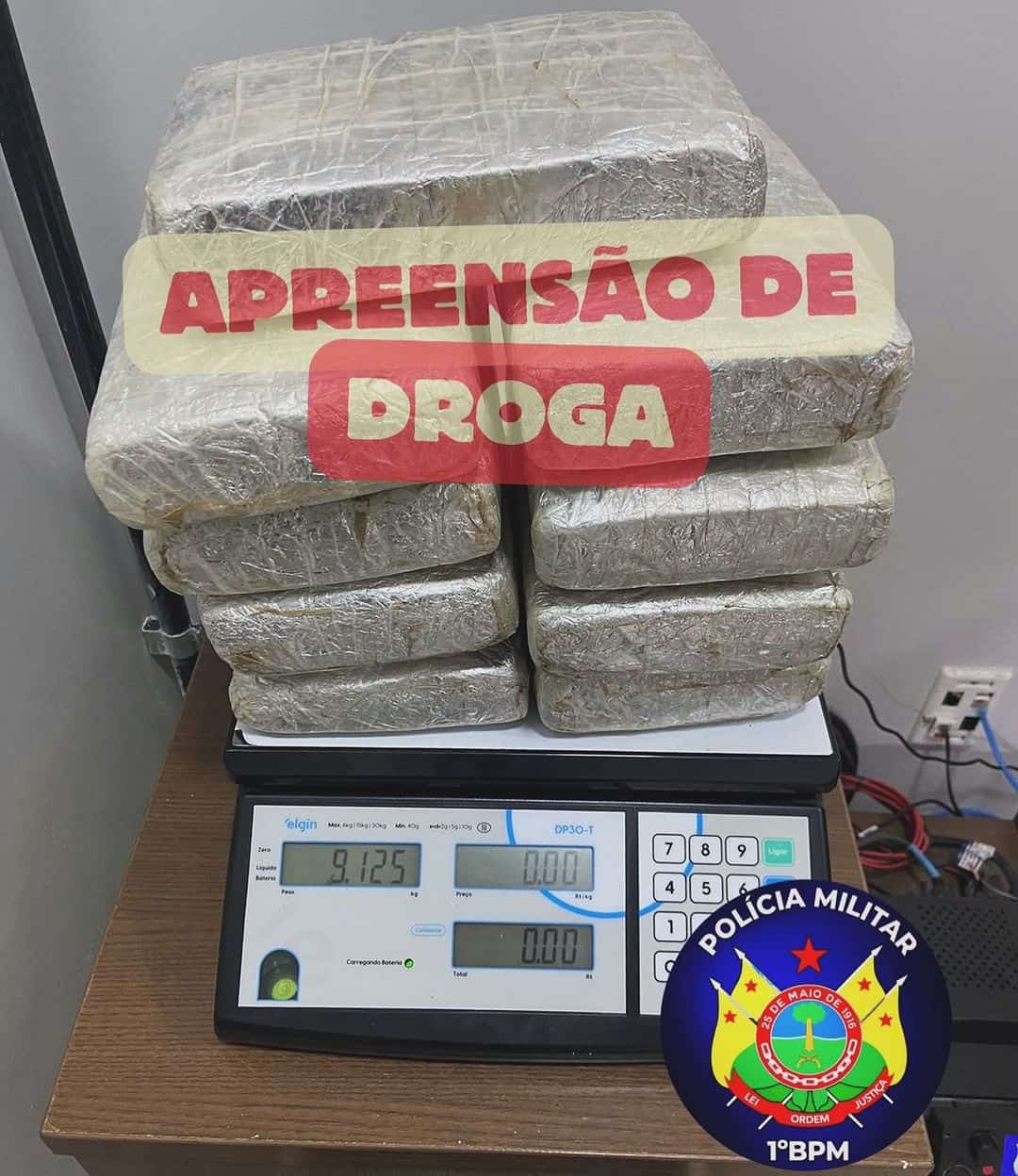 PM frustra tráfico de drogas no Ramal Caipora em Rio Branco
