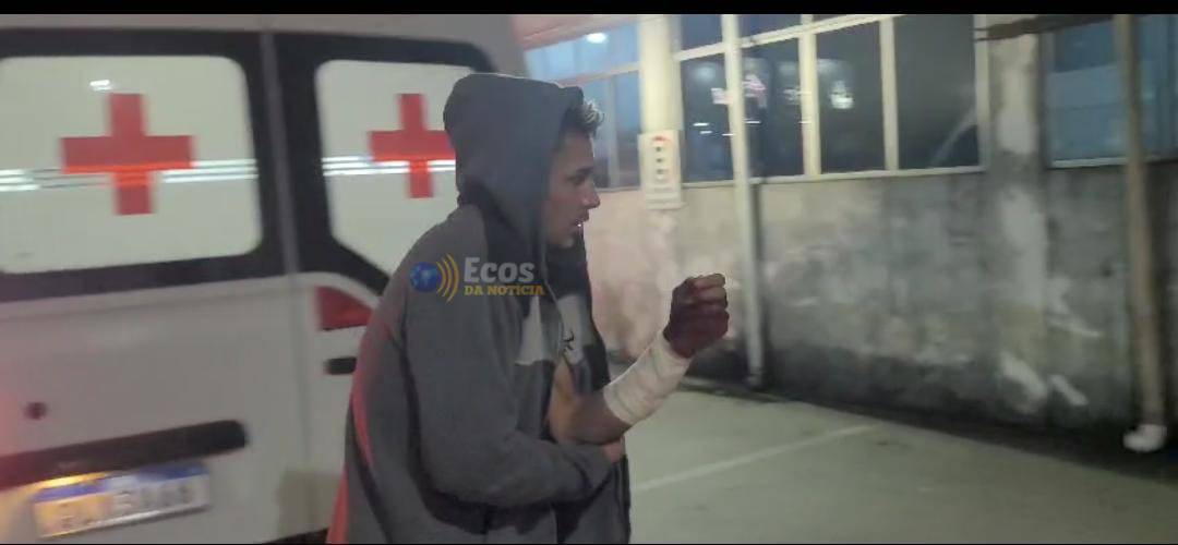 Assalto em lanchonete termina com suspeito no Pronto Socorro