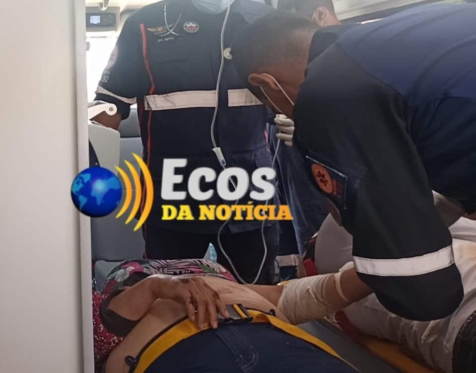 Colisão entre motocicletas deixa duas pessoas feridas na rodovia AC-40 em Rio Branco