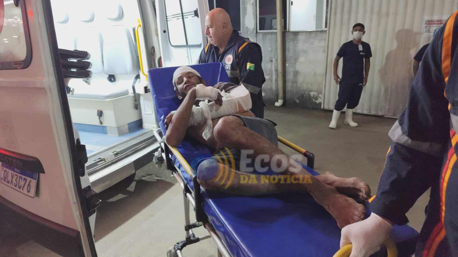 Homem recebe “disciplina” de facção é agredido a golpes de ripa e tem dedo amputado