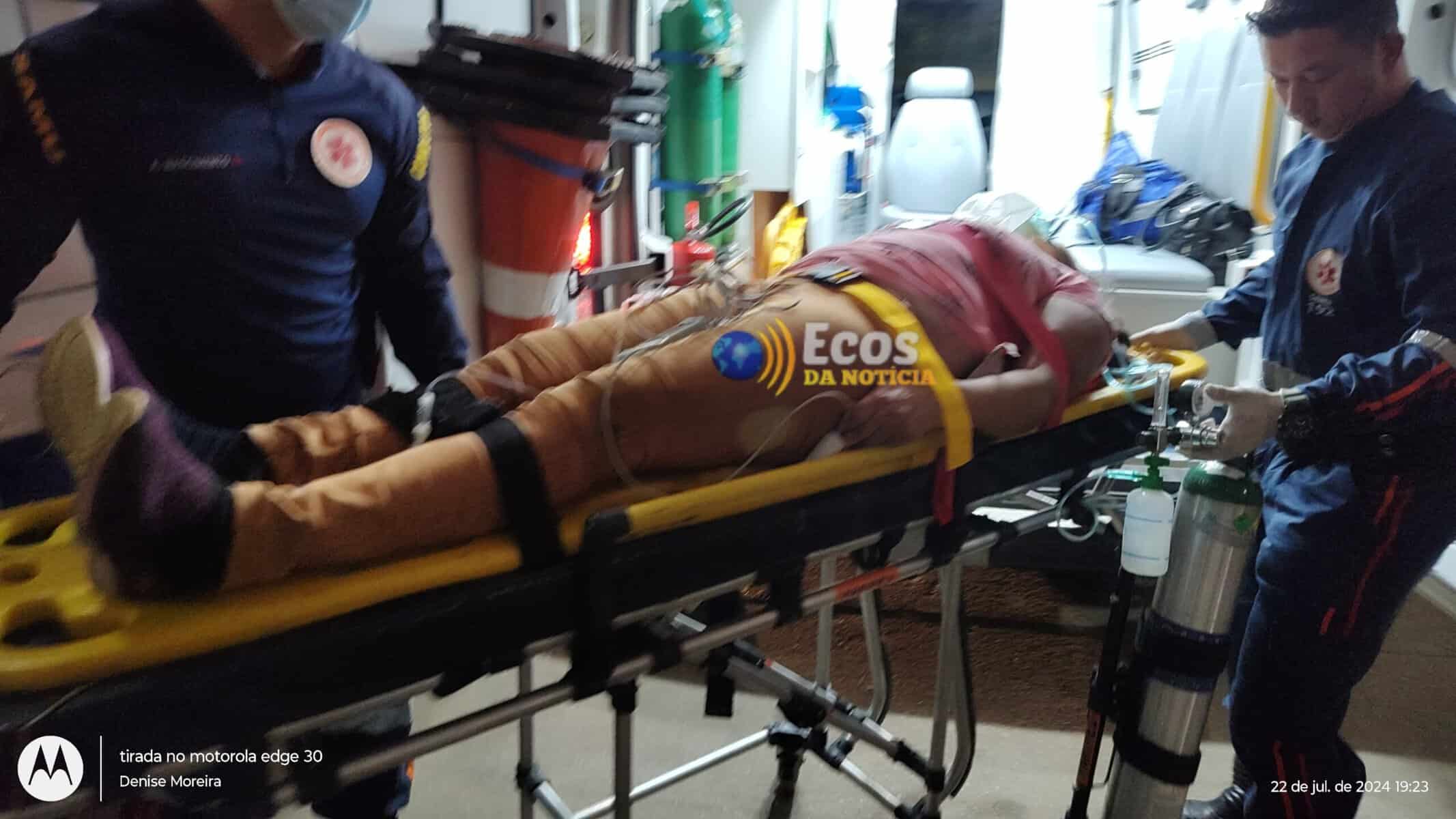 Mulher fica ferida ao atropelar capivara na estrada de Porto Acre