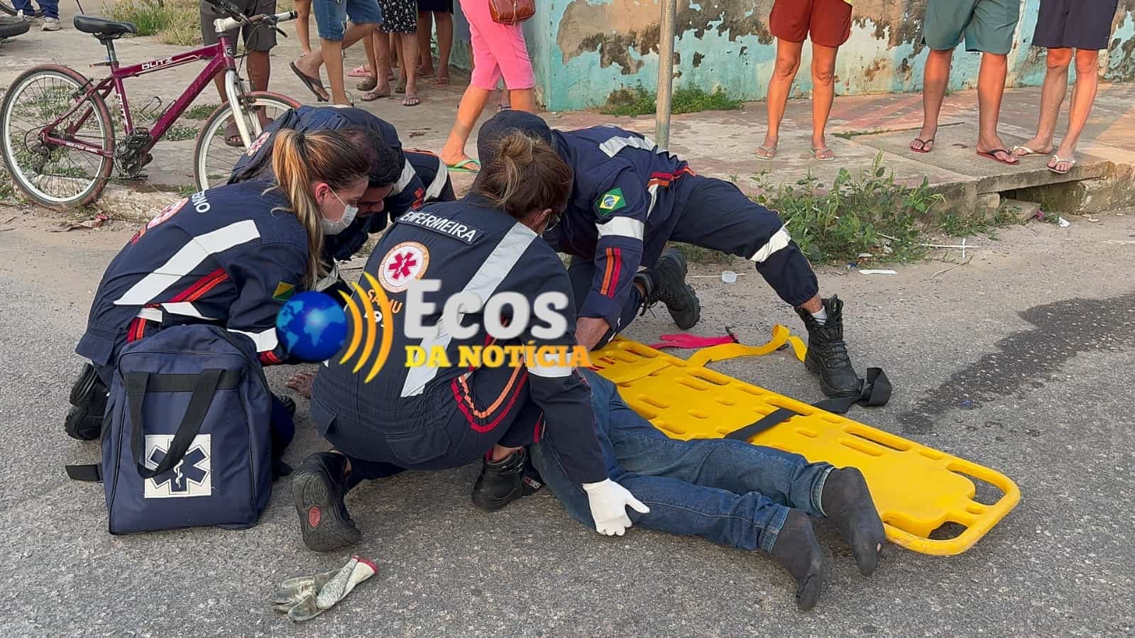 Colisão entre motocicletas deixa dois homens feridos em Rio Branco