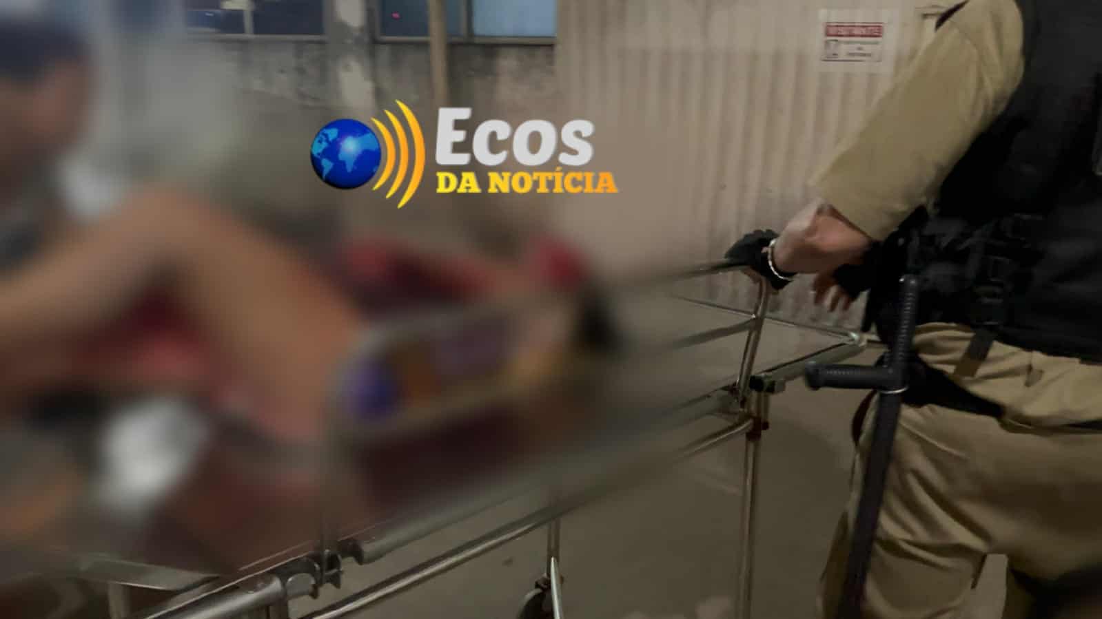 Detento monitorado invade apartamento e tenta matar ex-esposa a golpes de faca