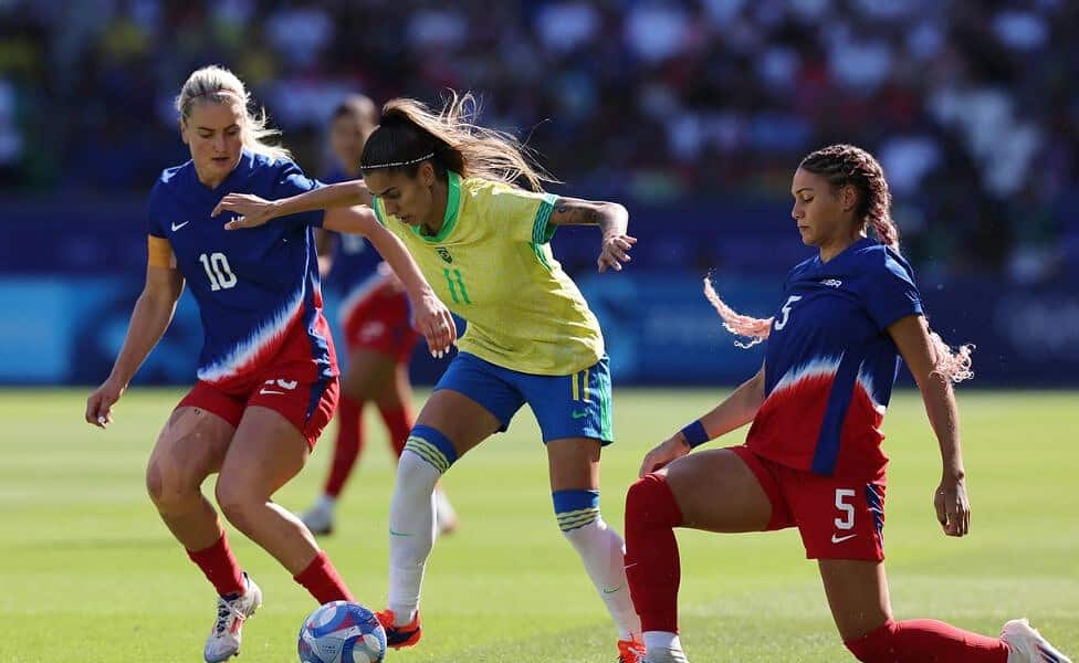 Brasil mede forças com os Estados Unidos Foto: Lisa Leutner