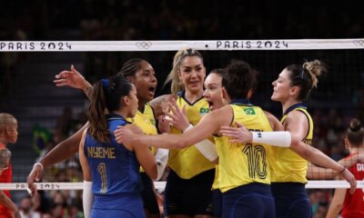 Brasil e Turquia disputaram o bronze no vôlei feminino dos Jogos de Paris Foto: Miriam Jeske/COB