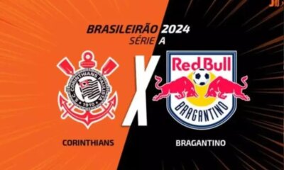 Corinthians e RB Bragantino duelam na Neo Química Arena
Foto: Arte/Jogada10 / Jogada10