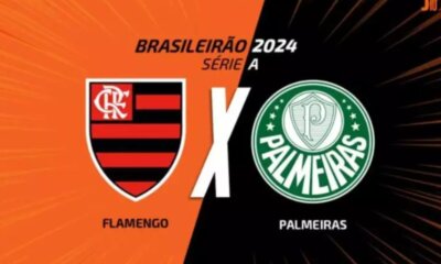 Flamengo e Palmeiras jogam pela terceira vez em menos de duas semanas - Arte: Jogada 10