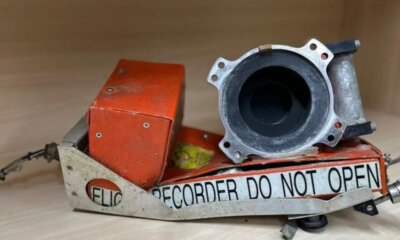 Material foi levado para o Centro de Investigação e Prevenção de Acidentes Aeronáuticos (Cenipa), em Brasília, neste sábado (10) | Bnews - Divulgação Divulgação/FAB