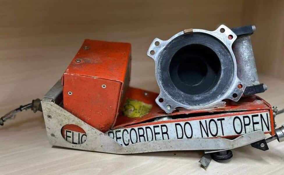 Material foi levado para o Centro de Investigação e Prevenção de Acidentes Aeronáuticos (Cenipa), em Brasília, neste sábado (10) | Bnews - Divulgação Divulgação/FAB