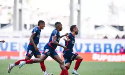 Everton Ribeiro comemora gol –
Foto: Letícia Martins/EC Bahia / Jogada10