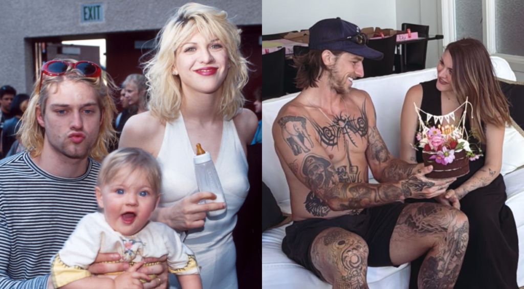 frances cobain kurt courtney love