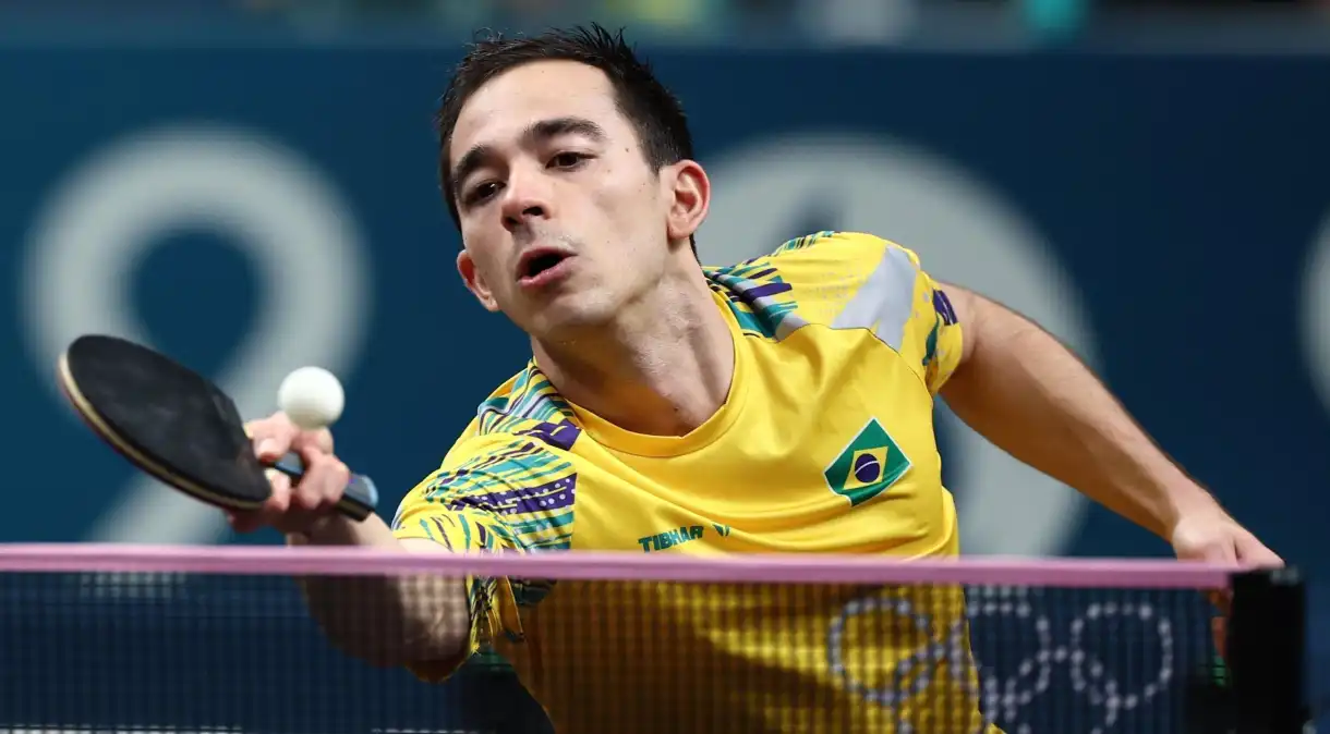 Hugo Calderano perde para sueco na semifinal e jogará pelo bronze em Paris 2024