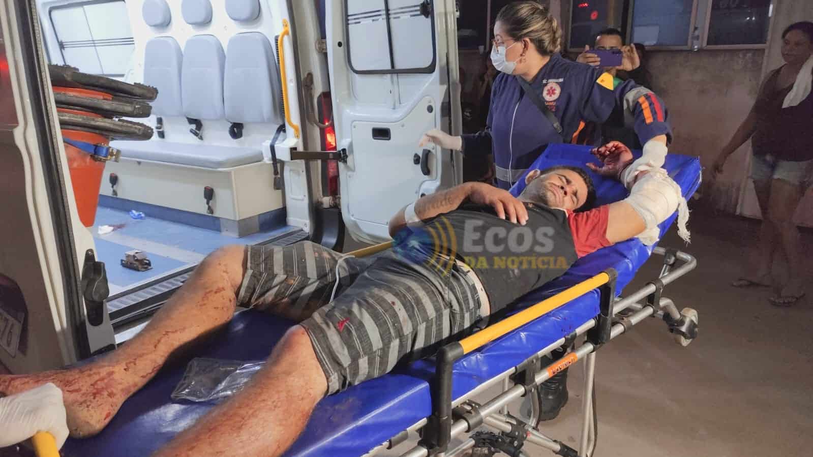 Homem é abordado por criminoso e ferido com uma facada no Segundo Distrito de Rio Branco