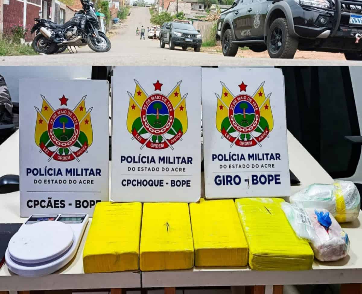 Bope apreende mais quatro quilos de entorpecentes no bairro Vitória