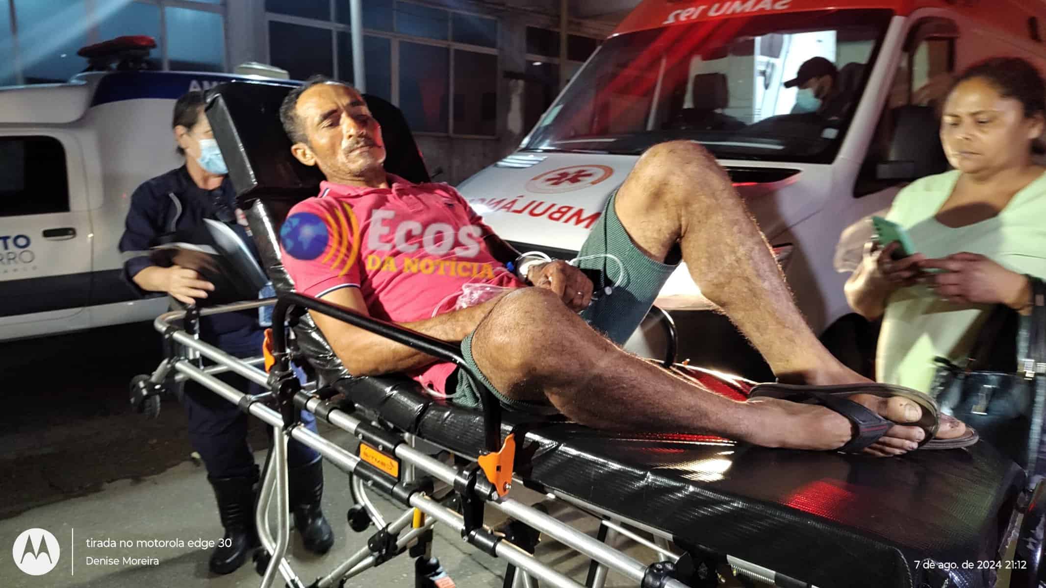 Trabalhador fica ferido durante derrubada em Sena Madureira e é transferido para Rio Branco