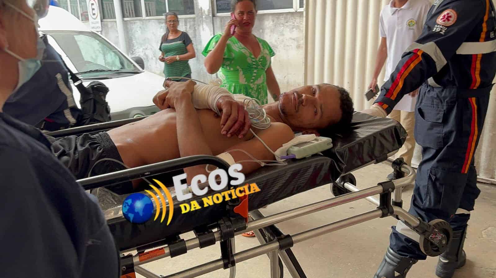 Homem sofre tentativa de homicídio a tiros em via pública e escapa da morte no Segundo Distrito de Rio Branco