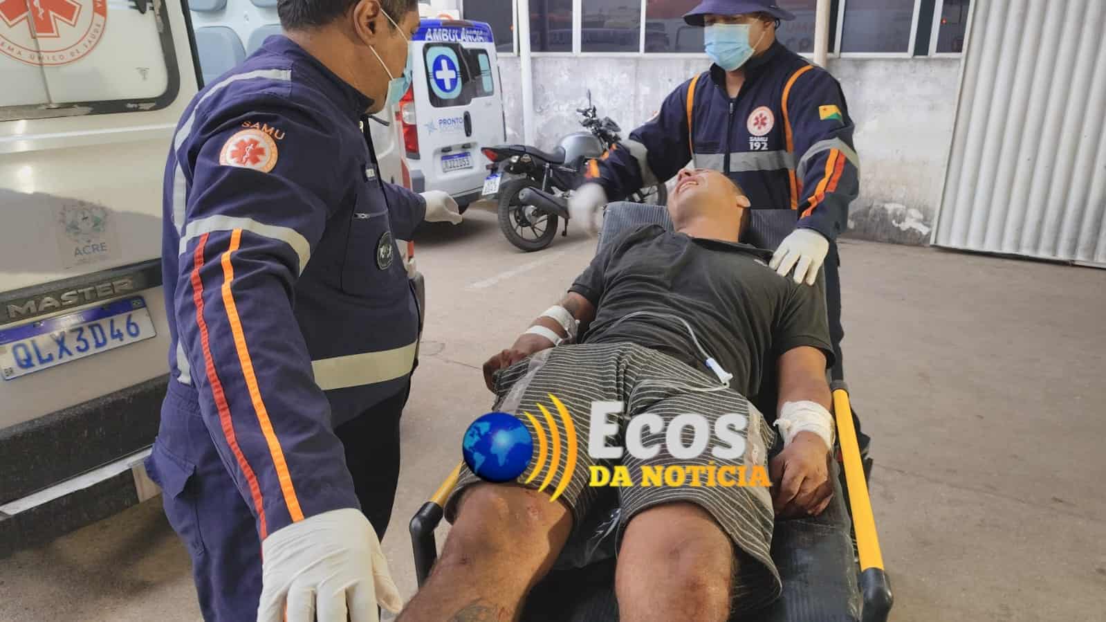 Detento monitorado é ferido com tiro em via pública no 2° Distrito de Rio Branco