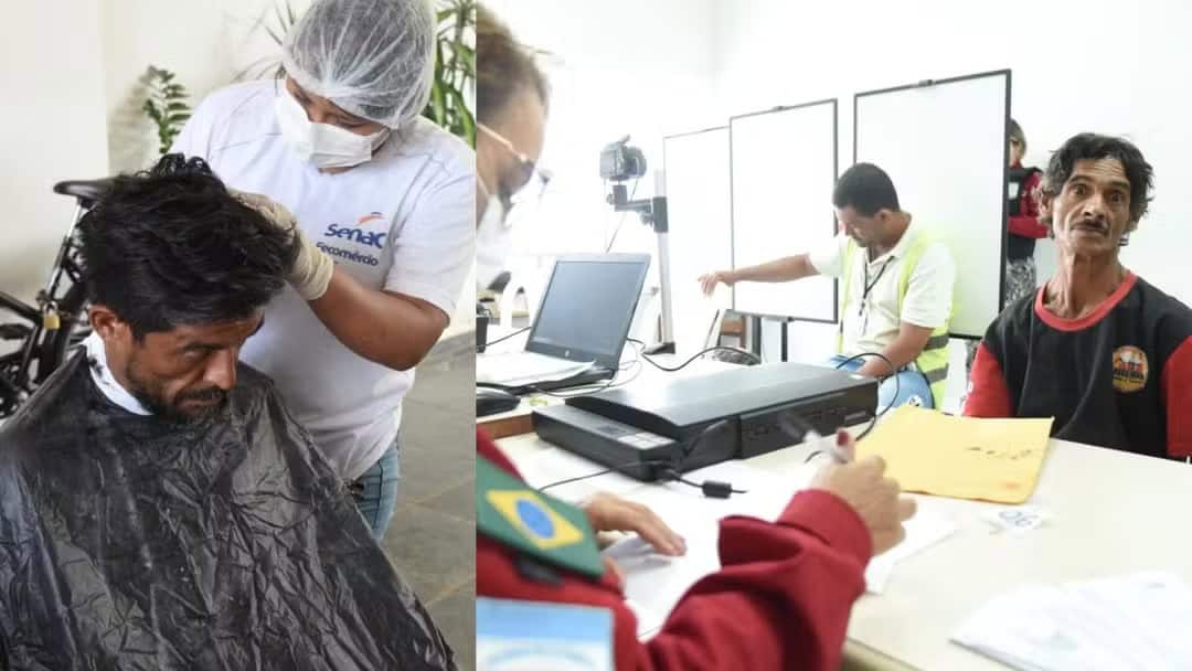 Pessoas em situação de rua são atendidas durante edição especial do Projeto Cidadão no Acre