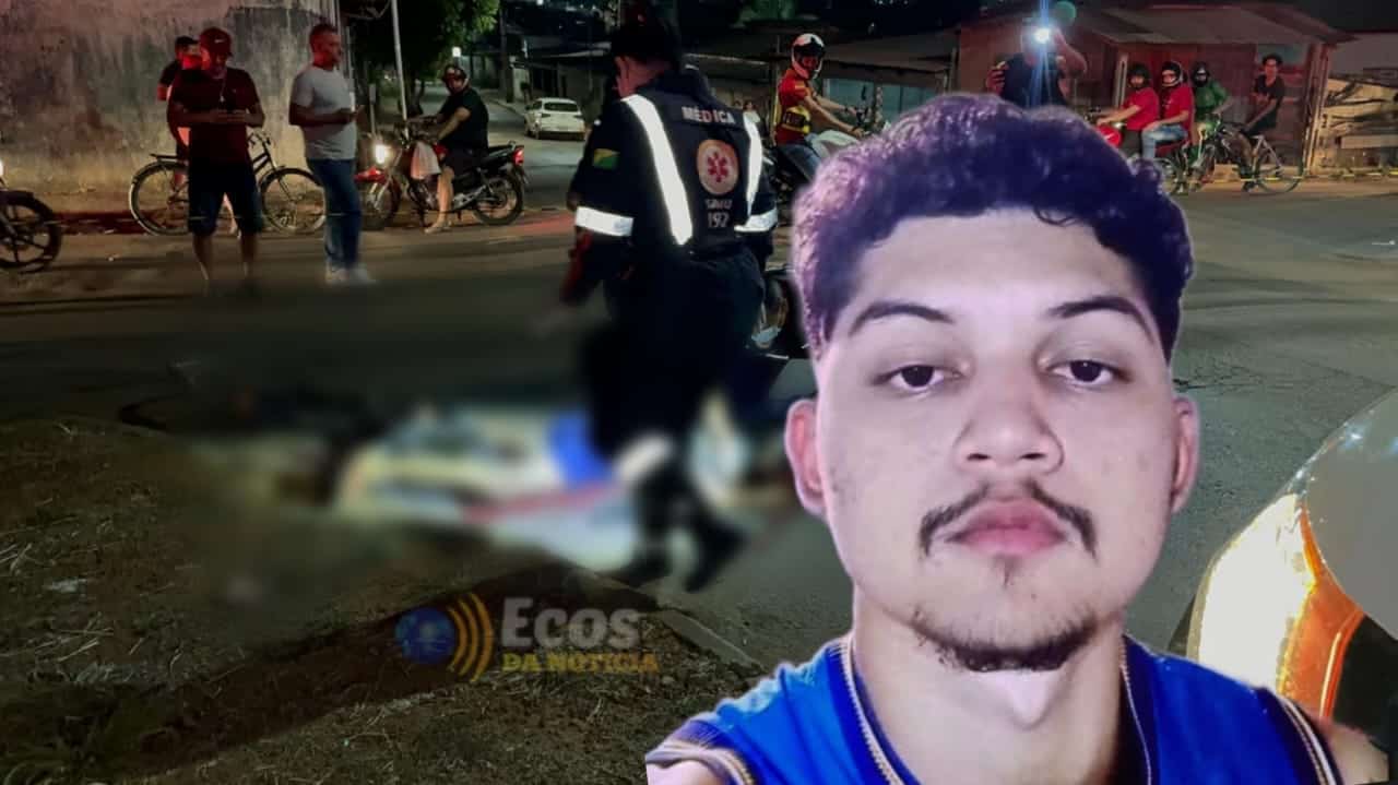 Jovem morre atropelado por caminhão; vítima teve a cabeça esmagada