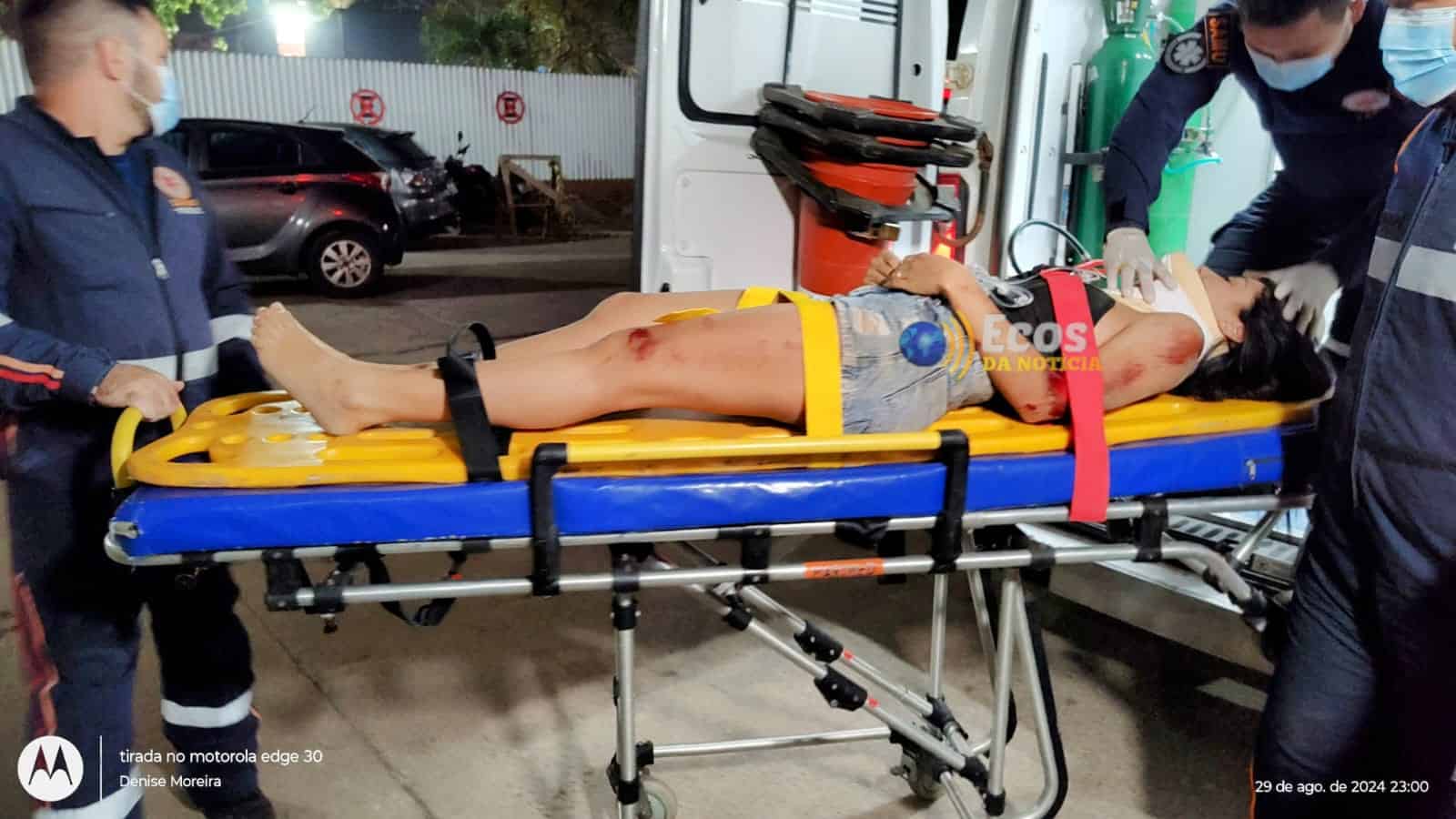 Colisão entre motocicletas deixa três feridos em Rio Branco