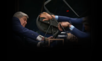 Datena atacou Marçal com uma cadeira durante o debate da TV Cultura • Reprodução/TV Cultura