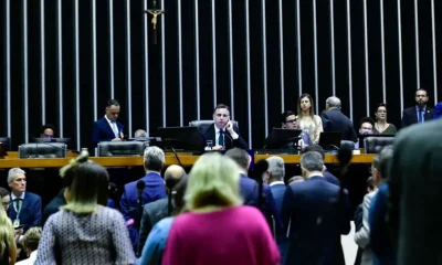 Plenário da Câmara dos Deputados durante sessão conjunta do Congresso Nacional destinada à deliberação de vetos presidenciais e projetos de lei (Foto: Waldemir Barreto/Agência Senado)
