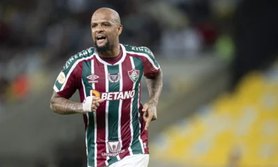 Felipe Melo estará com o Fluminense nesta quarta-feira contra o Atlético-MG • JORGE RODRIGUES/AGIF - AGÊNCIA DE FOTOGRAFIA/AGIF - AGÊNCIA DE FOTOGRAFIA/ESTADÃO CONTEÚDO