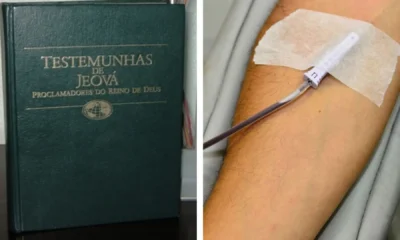 STF forma maioria para que testemunha de Jeová possa recusar tratamento com transfusão de sangue • Reprodução
