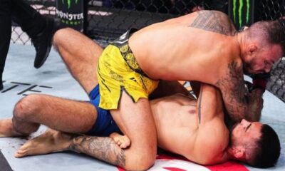 Diante do público francês, Renato Moicano atropelou Benoît Saint-Denis no UFC  |   Bnews - Divulgação Divulgação | Chris Unger | Zuffa LLC