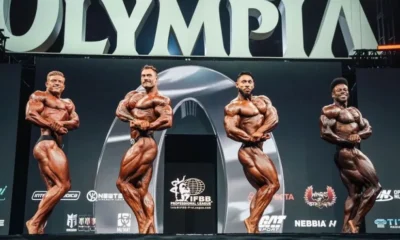 Ramon-Dino-no-Mr-Olympia-2023-3-e1726172833948 Pelo segundo lugar, Ramon Dino faturou 20 mil dólares (R$ 98 mil na cotação atual) • Divulgação/Mr. Olympia