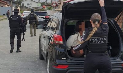 Cinco prisões preventivas e quatro flagrantes marcam operação conjunta entre as polícias civis do Acre e Santa Catarina. Foto: assessoria/ PCAC.