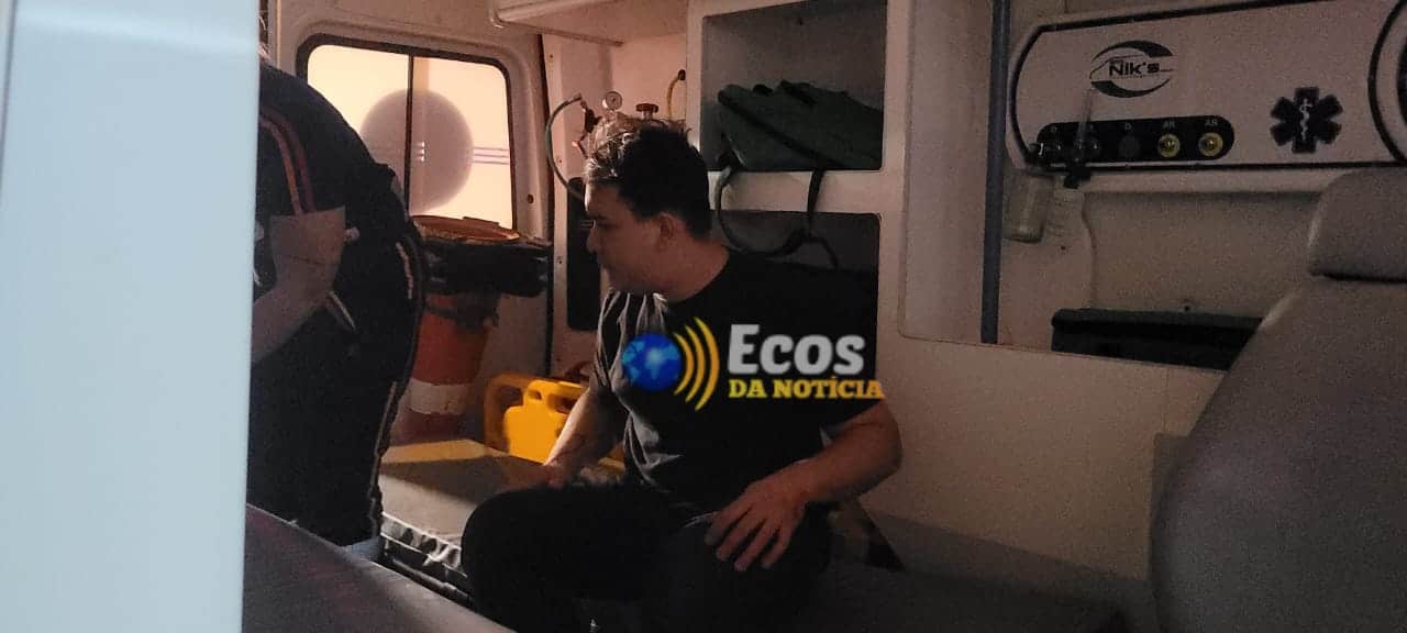 Motociclista fica ferido após ser fechado por motorista na Avenida Ceará, em Rio Branco