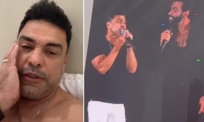 WhatsApp Image 2024-09-23 at 15.24.54 Zezé Di Camargo se explica após desafinar em show de Gusttavo Lima — Foto: Instagram
