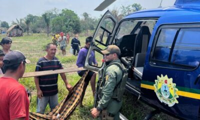 WhatsApp Image 2024-09-23 at 18.47.55 Segurança Pública realiza ação de resgate aeromédico em aldeia indígena. Foto: Ascom/Sejusp