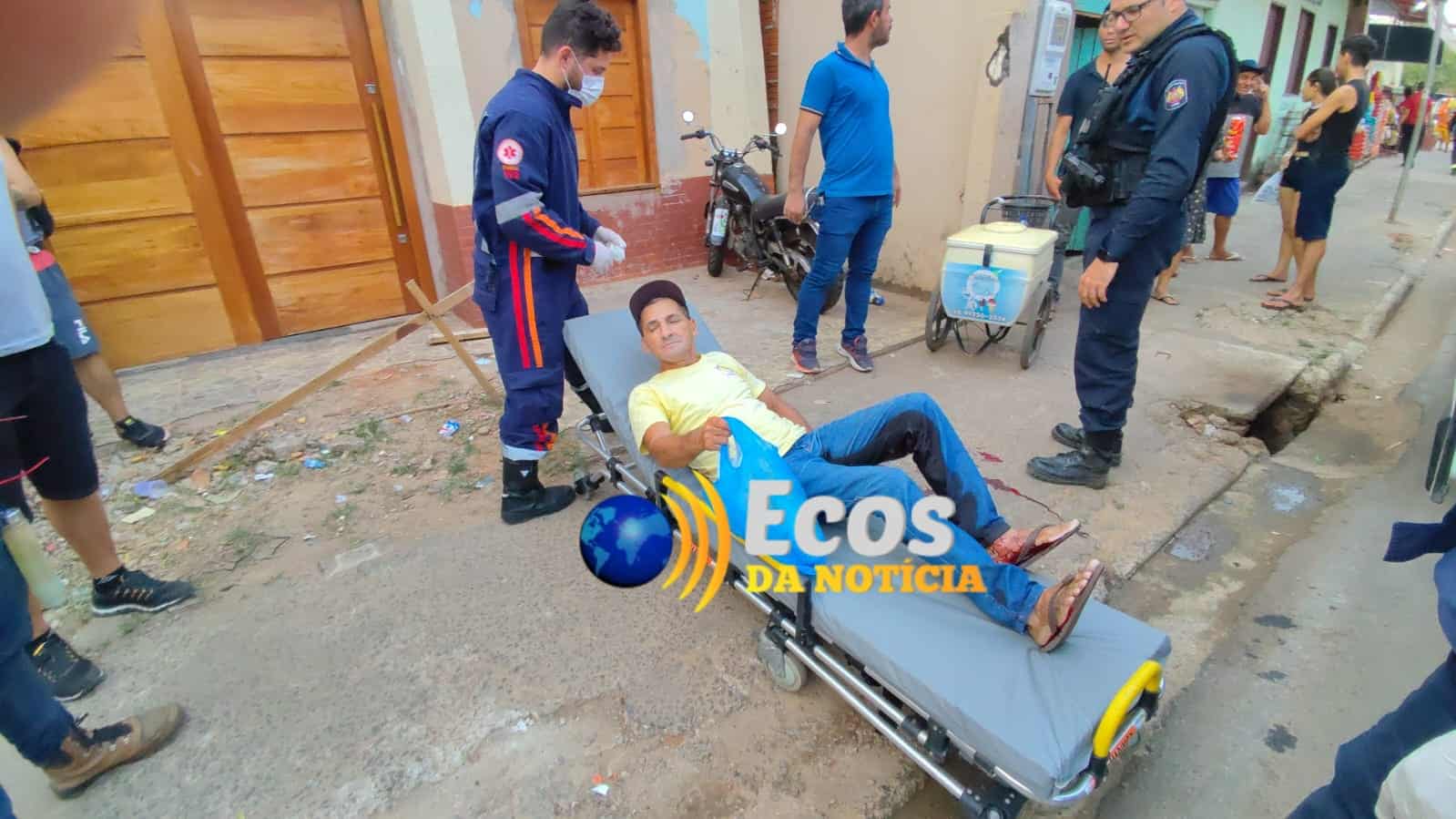 Vendedor de picolé é ferido com facada nas costas enquanto trabalhava na Baixada da Sobral, em Rio Branco