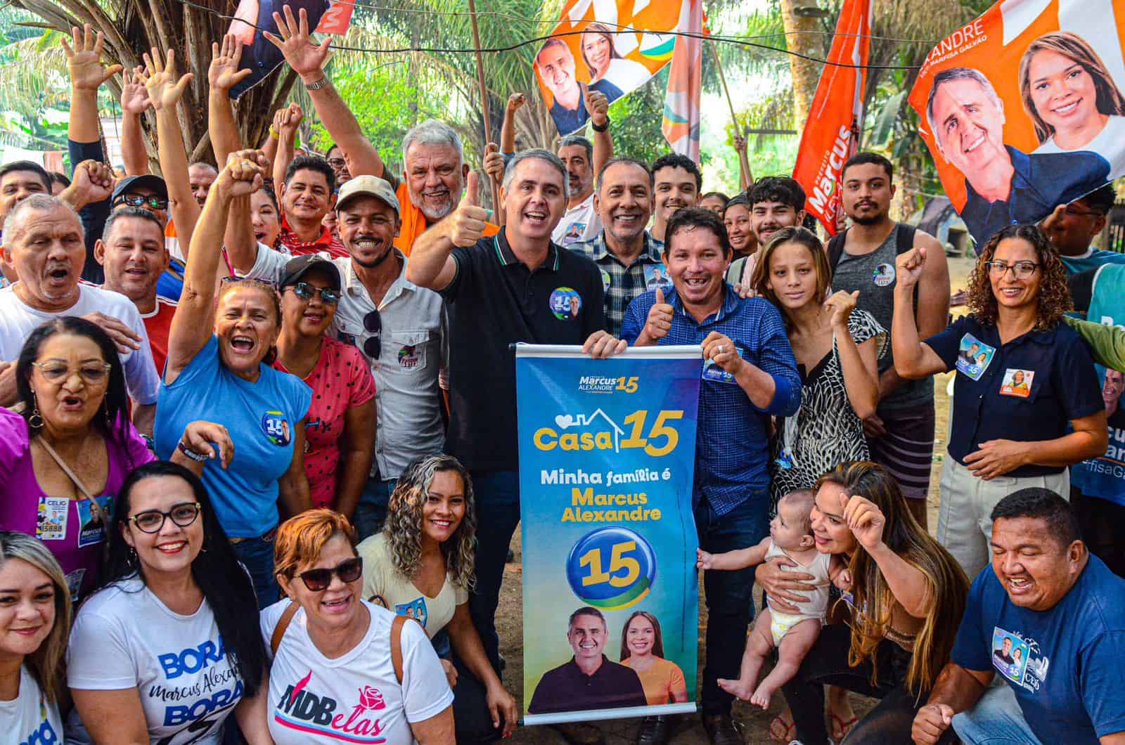 Marcus se compromete com pavimentação e abastecimento de água no Santa Mônica