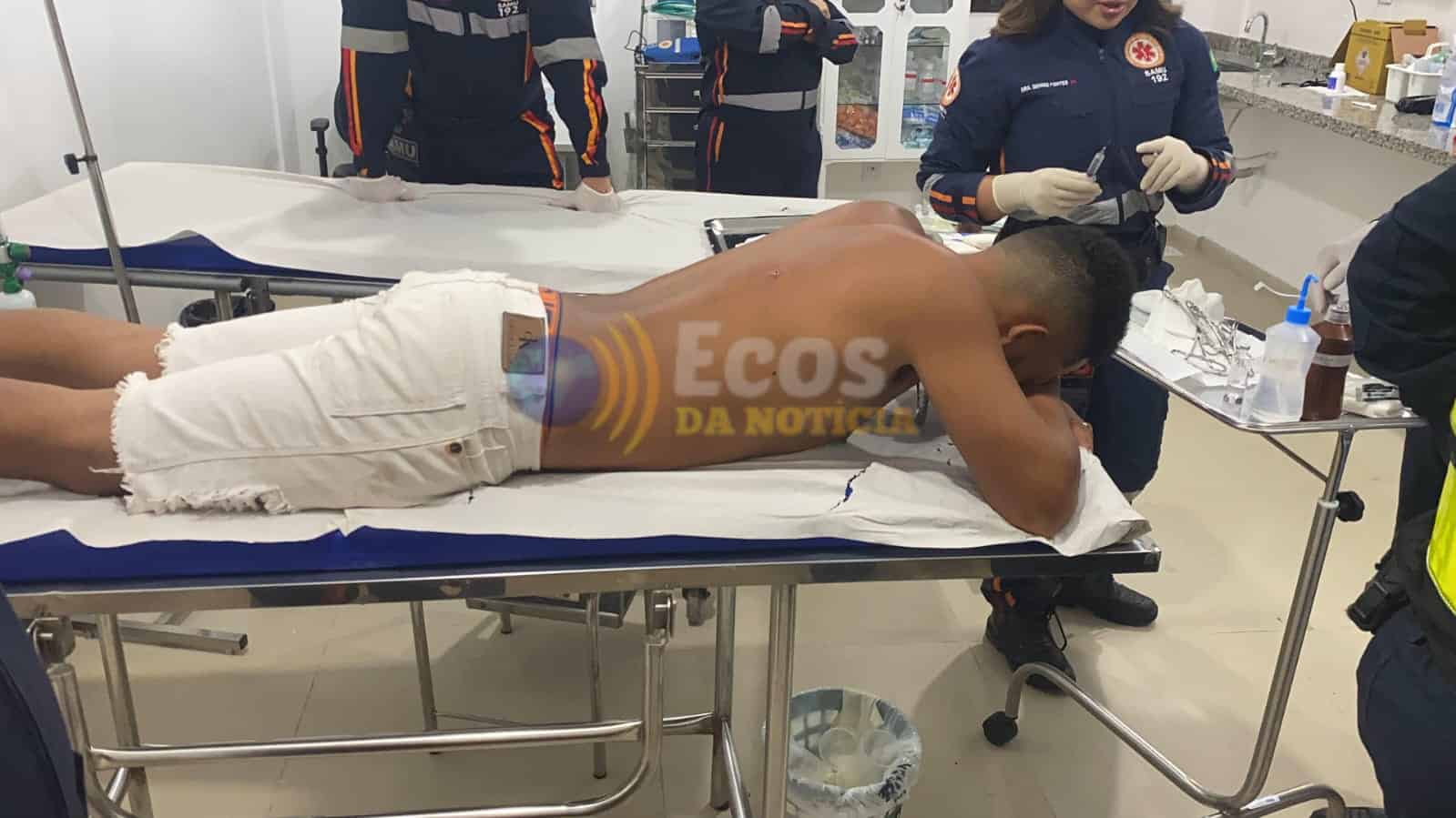 Discussão na Expoacre termina com jovem ferido a golpes de faca