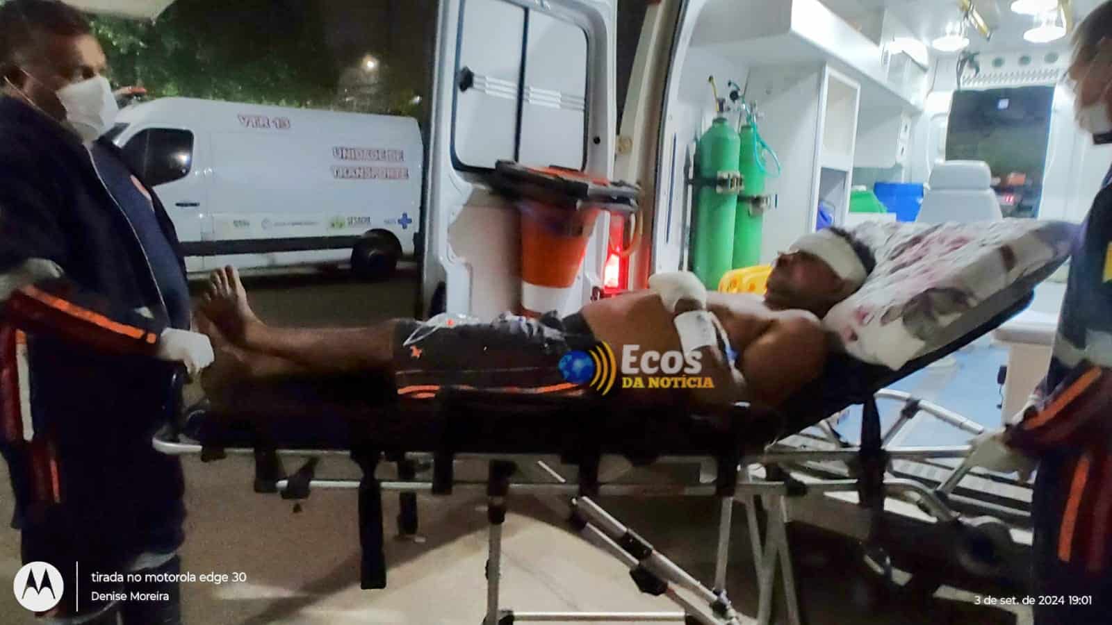 Colono sofre grave acidente na zona rural de Brasiléia